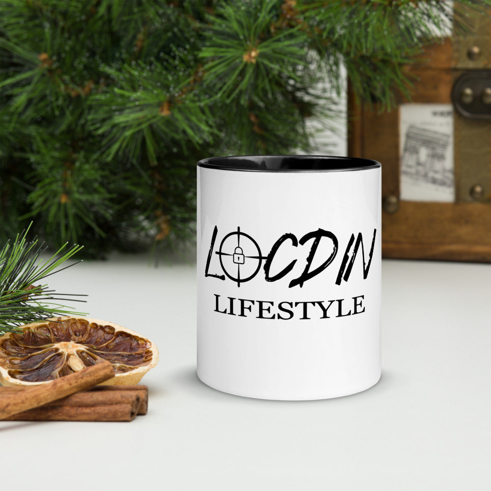 LOCD IN 11oz Mug with Color Accent